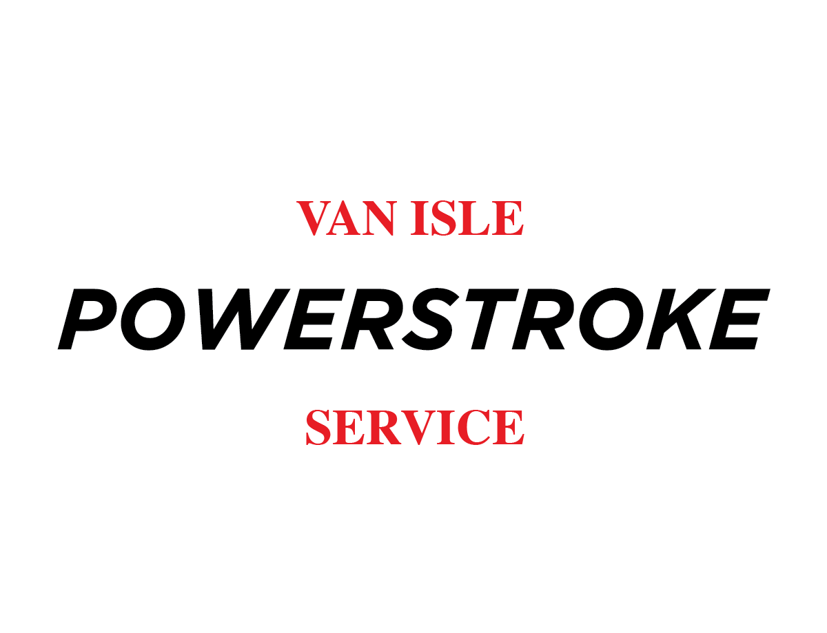 van isle powerstroke service logo